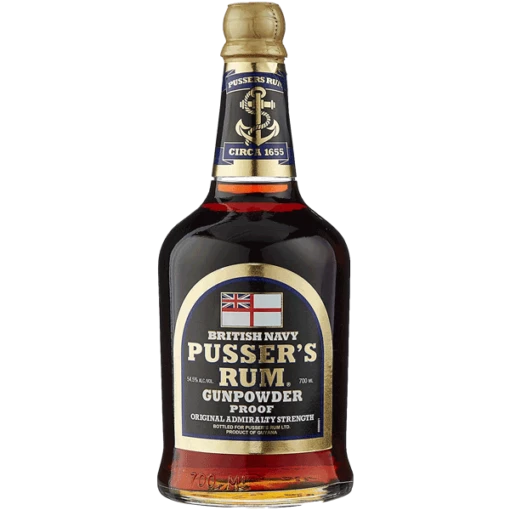 Pusser's Gunpowder Proof Rum -VINEYARD Shop PussersGunpowder 600x600 600x600h